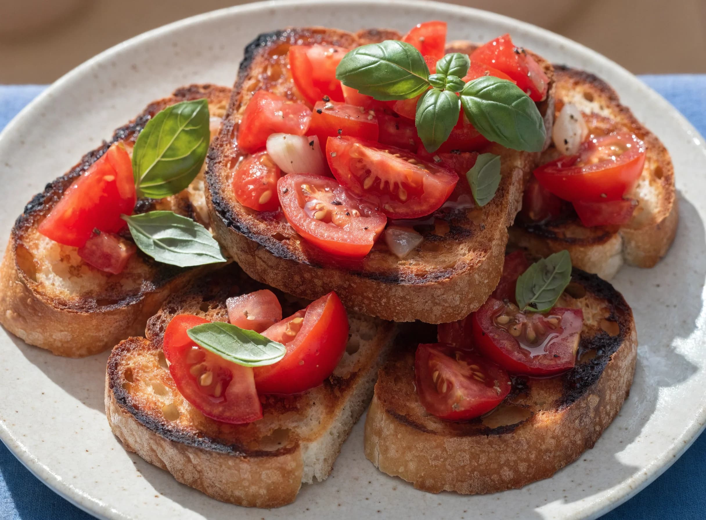 Bruschetta — finished dish