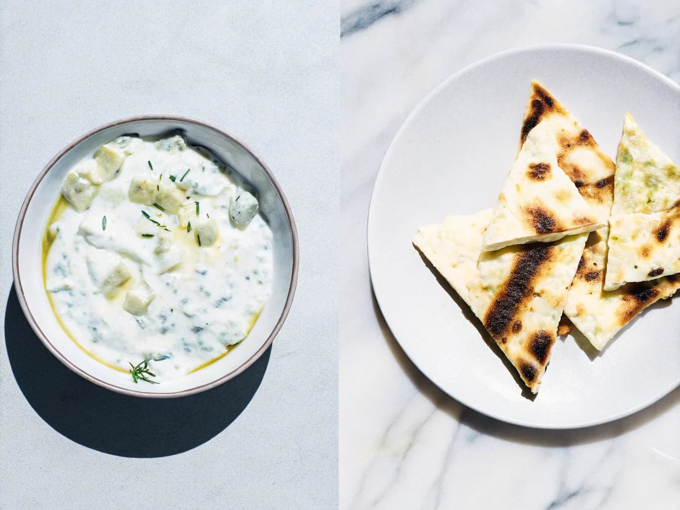 Tzatziki s toplom pitom — gotovo jelo