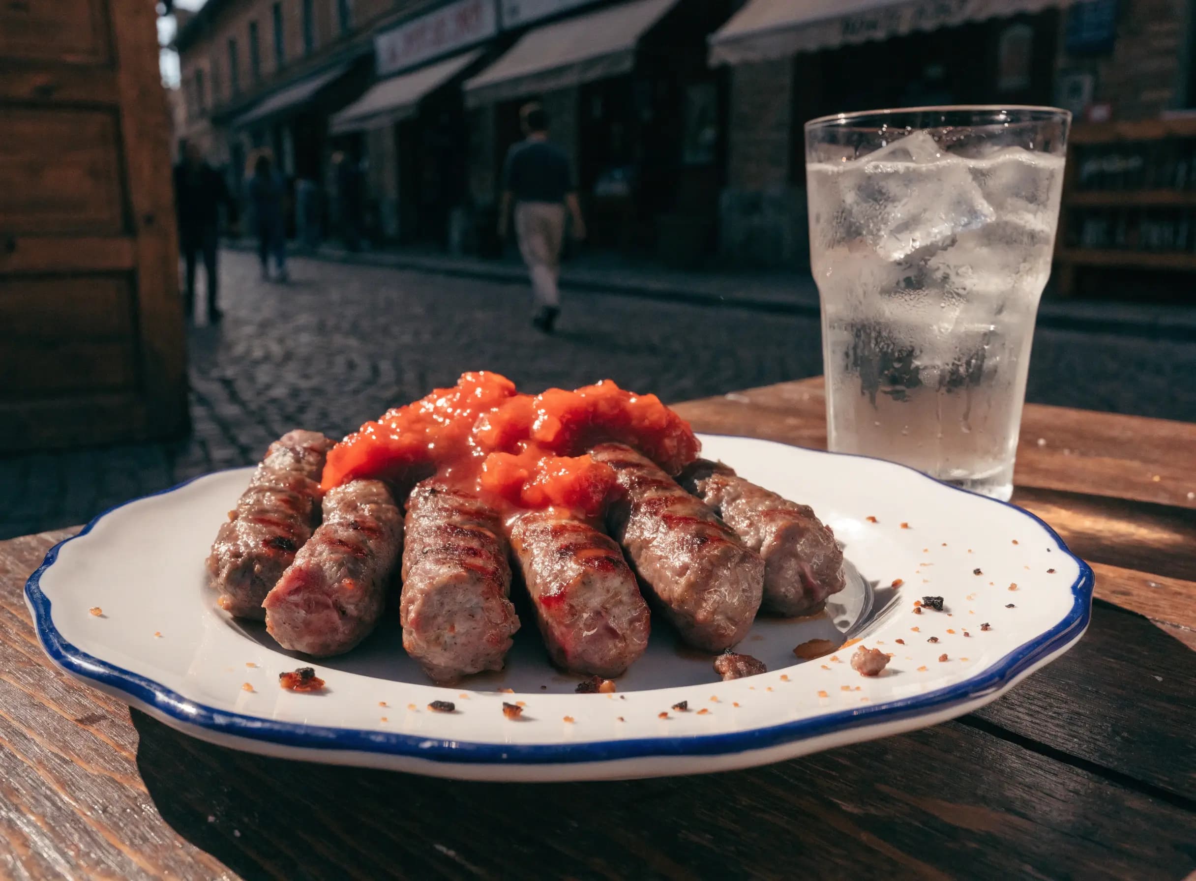 Ćevapi s ajvarom — gotovo jelo