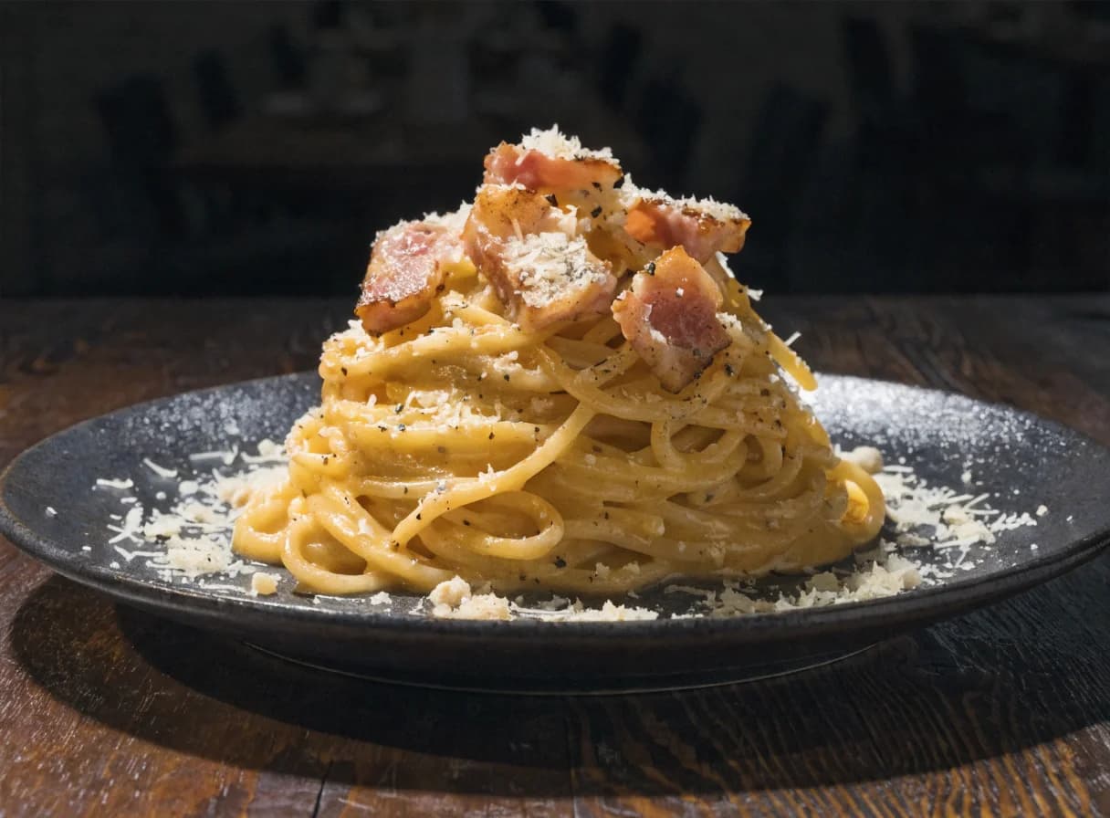 Carbonara — pripravljena jed