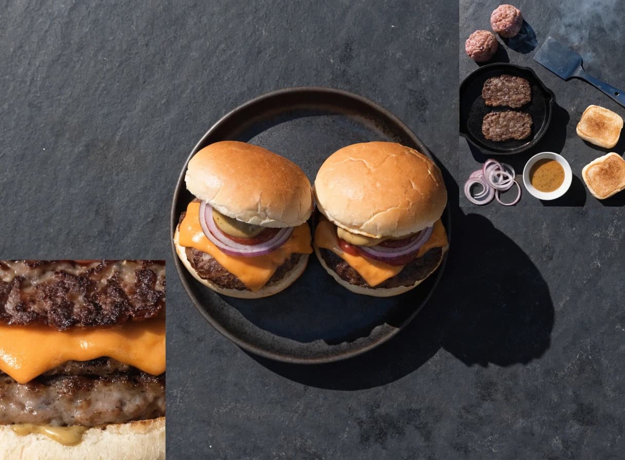 Smash burgeri — gotovo jelo