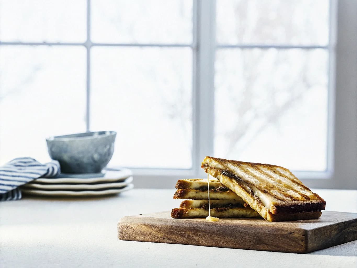 Tost sa sirom — gotovo jelo