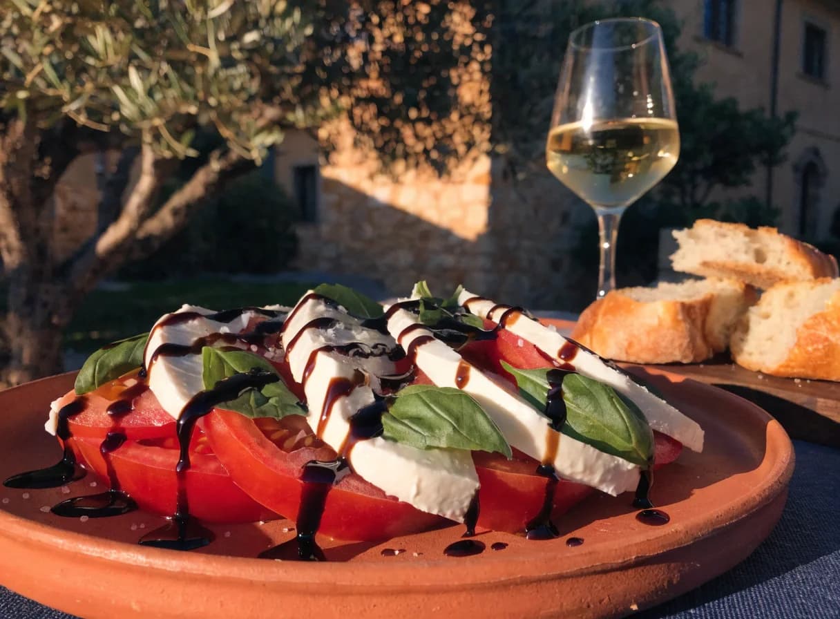 Caprese salata — gotovo jelo