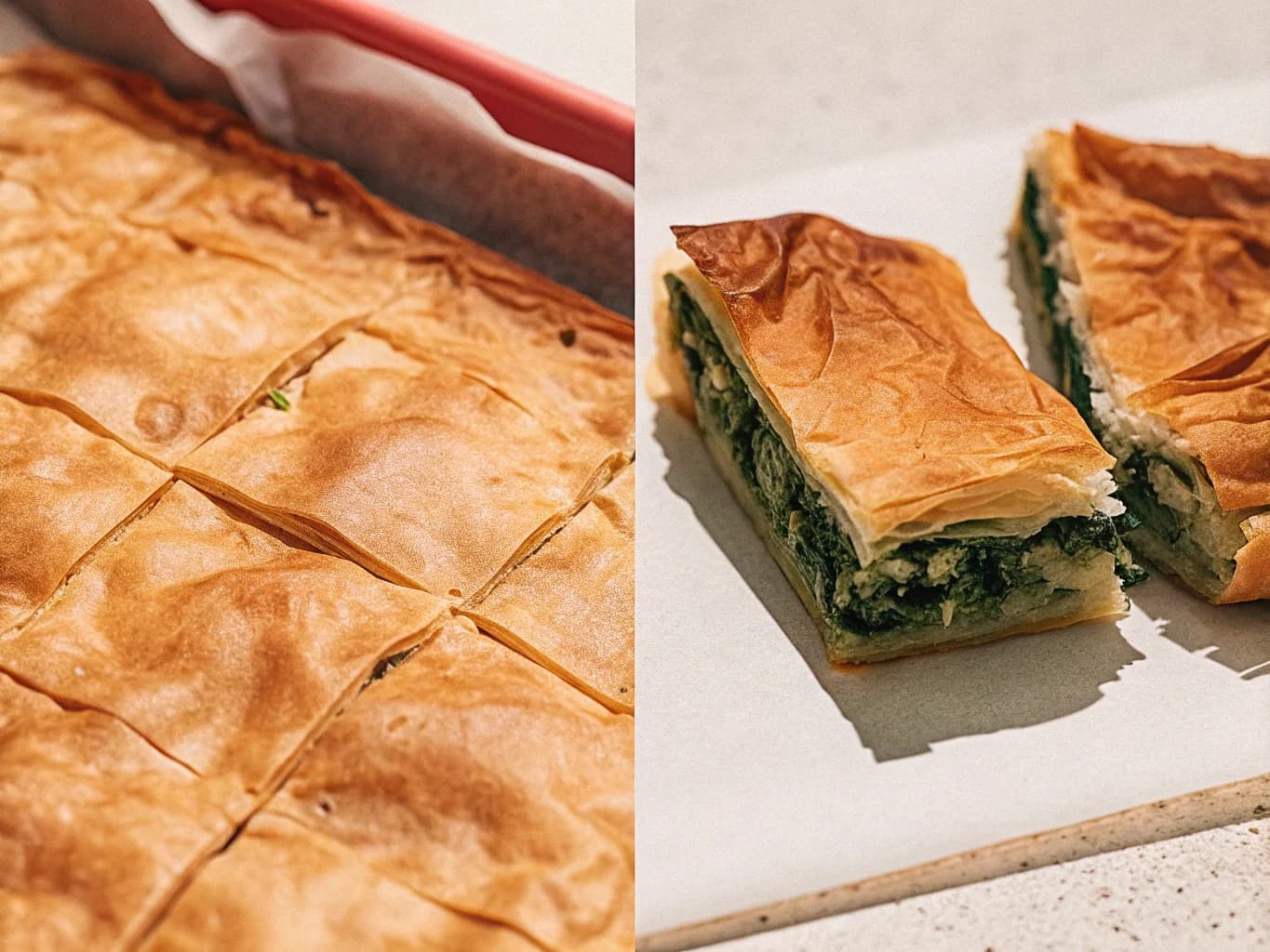 Ispanaklı börek — gotovo jelo